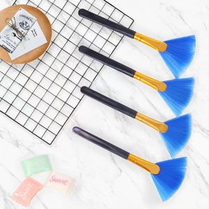 Desktop Keyboard Cleaning Brush Fan Shaped Nylon Soft Bristle For Digital Equipment 100 Pieces Per Pack - Product Image 1