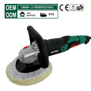 Polisseuse de voiture électrique professionnelle à double <span class=keywords><strong>action</strong></span> de 180 mm, polisseuse à cire avec vitesse réglable pour le polissage de surfaces industrielles - Product Image 1