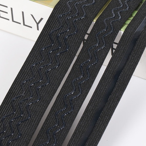 Thoải Mái Phẳng Tùy Chỉnh 1-5Cm Ban Nhạc Đàn Hồi Cho Đồ Lót Duy Nhất Silicone Grip Vải Chống Trượt Silicone Ban Nhạc Đàn Hồi Áo Ngực - Product Image 3