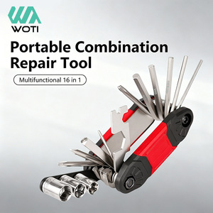 Herramienta Multifunción Plegable Yueli, Destornillador Hexagonal, Llave de Tubo, Kit de Reparación Portátil, Acero Aleado, Talla Única - Product Image 3