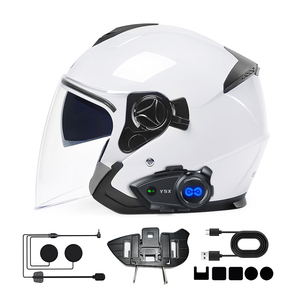 Y5X BT 5,1 Intercomunicador de varias personas Reducción de ruido 1000MAH Fuente de alimentación Casco de motocicleta Intercomunicador de diente azul con <span class=keywords><strong>chat</strong></span> <span class=keywords><strong>en</strong></span> grupo - Product Image 2