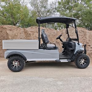 Voitures de golf électriques d'usine à prix bas, buggy à vendre, voitures de club chinoises avec benne de chargement - Product Image 3