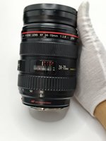 Kullanılmış Canon EF 24-70mm f/2.8L USM Zoom Objektif Mükemmel Mantar Lekesi Yok Çizik Test Edilmiştir Temizlenmiş EOS 5D 6D DSLR Toptan Satış