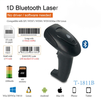 Escáner de Códigos de Barras 1D de Identificación Rápida T-1811, Escáner de Códigos QR con Láser
