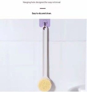 Multi-Functional Long Handle Cleaning <b>Brush</b> White Soft Bristles with <b>Round</b> Head Design - Product Image 3
