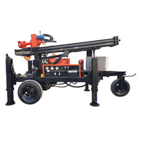 Meilleure machine de forage DTH pour puits d'eau, 150m 200m, plate-forme de forage portable, machine de forage de puits d'eau pour la maison