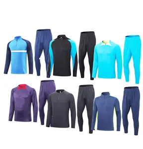 New 24-25 men's long sleeved sportswear autumn and winter comfortable long pull training suit set