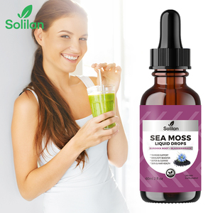 OEM grosir Vegan alami organik lumut Laut Irlandia minyak biji hitam akar Burdock tetes cairan untuk dewasa - Product Image 4