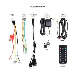 4 CH 1080P GPS, Wi-Fi, аналоговая камера высокого разрешения ДВА SD автомобиль Мобильный DVR kit с четырьмя ИК ночного видения водонепроницаемые камеры и 7-дюймовый монитор с видеографической матрицей - Product Image 6