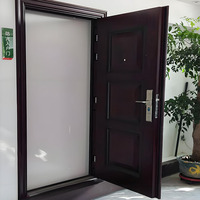 Porte en bois massif en chêne marocain pour l'intérieur des maisons Design moderne Style imperméable insonorisé Panneau en MDF bon marché