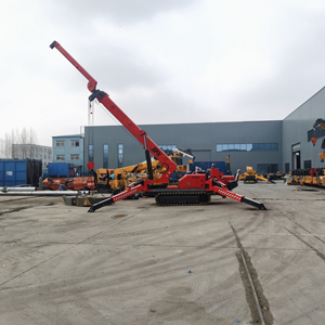 Mini-grue araignée UNIQUE 1t 2t 3t 5t, petite grue araignée hydraulique sur chenilles pour espaces étroits - Product Image 1