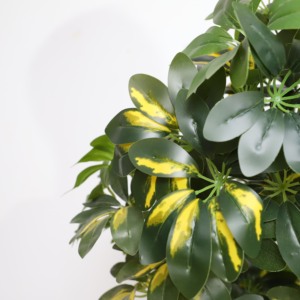 Venta al por mayor, precio directo de fábrica, plantas artificiales, bonsái, planta de árbol, Schefflera para la decoración del jardín del hogar, resistente a los rayos UV - Product Image 3