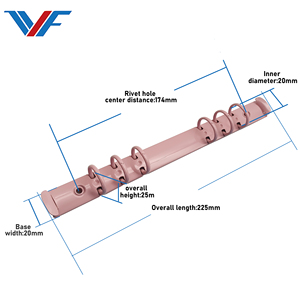 Bán Buôn Văn Phòng Phẩm Phụ Kiện Chất Kết Dính 6 Vòng <span class=keywords><strong>Clip</strong></span> A5 Chất Kết Dính Cơ Chế Kim Loại Vòng Chất Kết Dính <span class=keywords><strong>Clip</strong></span> Mở Vòng <span class=keywords><strong>Clip</strong></span> - Product Image 4