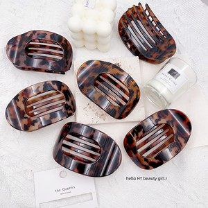 Pinzas para el pelo ovaladas planas más vendidas, pinzas de pico de pato de agarre fuerte, pinzas simples de abulón para peinados de moño en la parte trasera de la cabeza, accesorios para el cabello. - Product Image 2