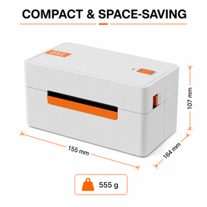 A70 3 Zoll 203DPI 180mm/s Thermodirektdrucker USB Bluetooth Barcode-Versandetikettendrucker für Lager und E-Commerce - Product Image 6