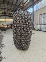 Chaînes de protection de pneus pour mines en ciel ouvert 26.5r25 29.5r25 29.5r29 35/65r33 pour chargeuses sur pneus Cat 986