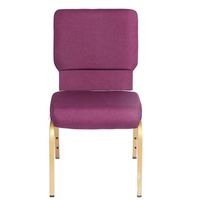 Silla de Iglesia apilable de metal de diseño tradicional para hoteles y hospitales Nuevo diseño a la venta