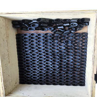 Composants de précision usinés CNC en acier inoxydable/aluminium, bagues noires résistantes à l'usure, compatibles EDM à fil, dessins personnalisés