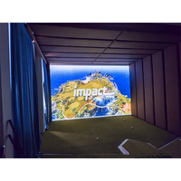Simulador de Práctica de Golf de Realidad Virtual para Interiores, Multijugador, Centro Comercial, Equipo Deportivo de Ocio, Pantalla de Proyección
