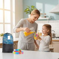 Glaçons réutilisables en plastique sans BPA, carrés de 1 pouce, pierres à whisky écologiques, cubes rafraîchissants pour bar, fête, maison, refroidisseur de boissons