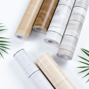 Carta <span class=keywords><strong>da</strong></span> parati impermeabile resistente all'olio autoadesiva con venature del legno adesivi per decorazioni per la casa a prova di umidità per pareti della <span class=keywords><strong>camera</strong></span> <span class=keywords><strong>da</strong></span> <span class=keywords><strong>letto</strong></span> striscia di legno - Product Image 3