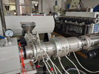 Extrusora de tubos de agua, refrigeración por agua, tipo PE, 20-110mm, línea de producción de tuberías HDPE