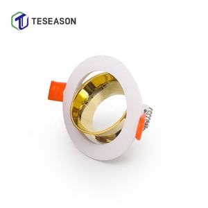 TN021R1 Anneau intérieur en plastique moderne de 75mm pour PC MR16 <span class=keywords><strong>GU10</strong></span> Cadre de plafonnier encastré en aluminium à angle de lumière réglable pour le salon - Product Image 4