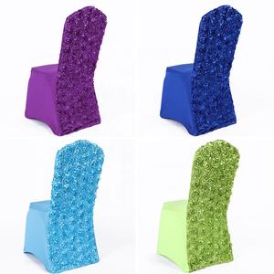 Funda Elástica Roja de Spandex para Silla de Comedor, para Hotel, Restaurante, Banquete, Boda, Celebración, 220g, Modelo OUGU 01 - Product Image 2