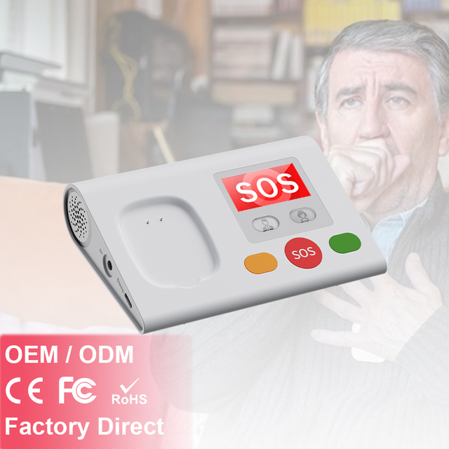 L04 Smart GPS Tracker & Locator with SOS Button Wi-Fi SOS Call Dual Call Fall Detection Alert System for Seniors