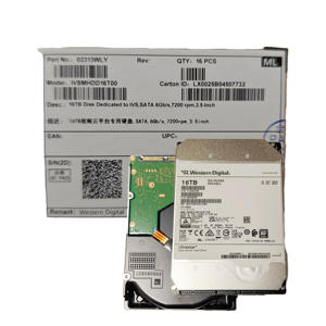 Nouveau disque dur d'entreprise WD Ultrastar DC HC550 DC HC555 16 To à grande capacité et haute vitesse, à hélio, 3,5 pouces SATA/SAS 512 Mo 7200 tr/min - Product Image 4