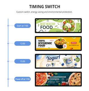 Écran publicitaire ultra large de 43.9 pouces lecteur d'annonces LCD équipement commercial moniteur lcd à barre tendue - Product Image 5