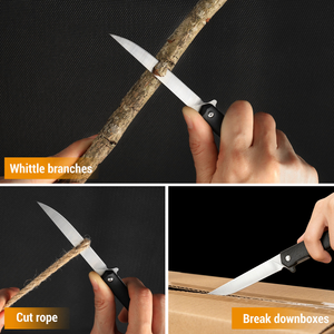 Nouveau couteau pliant multifonctionnel, <span class=keywords><strong>mini</strong></span>-lame d'extérieur, coupe-lame aiguisé, couteau de survie, couteau à fruits, couteau de poche, matériau de la lame 5cr13mov - Product Image 5
