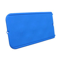 Bateau à fond plat en plastique PE rotomoulé, double couche, épaissi, étanche, anti-âge, durable, 2m, vente en gros OEM