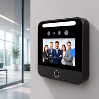 Terminal intelligent de reconnaissance faciale JINGXIN prêt pour le cloud avec sortie relais Wiegand 26/34, bouton d'entrée/sortie pour sonnette, pour l'automatisation des bâtiments