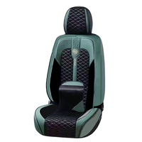 Ensemble de housses de siège de voiture universelles 5 places, protection avant et arrière compatible avec les airbags, banquette arrière séparée