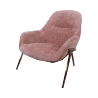 Canapé moderne de luxe simple Chaise longue fauteuil en peau de mouton souple-Soft Relax Feature Home Office Hotel Furniture Fabric Material