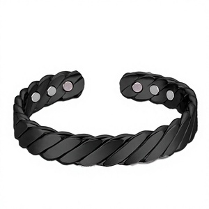 KMY Chinesisches Energie-Charm-Armband Magnettherapie-Schmuck Legierung Edelstahl Vergoldet Trendy Unisex für Jubiläen - Product Image 4