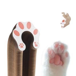 Rascador para Gatos de Cartón Corrugado, Cama Convertible, Árbol para Gatos con Camino para Escalar, Juguete para Gatos con Campana, Resistente a Arañazos - Product Image 5