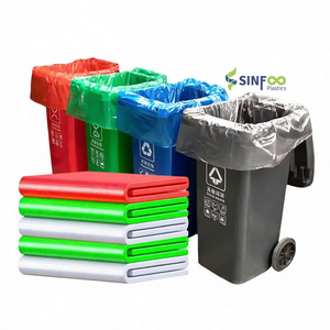 Sacs poubelles transparents robustes en gros, multi-usages, 33 gallons, pour la maison, le recyclage, les entrepreneurs, le stockage, l'extérieur - Product Image 1