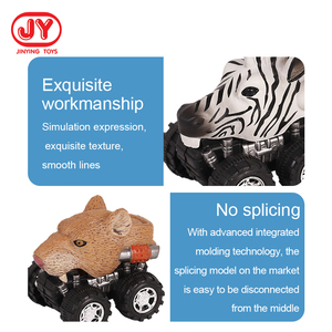 Simulation <span class=keywords><strong>wild</strong></span> animal model pull <span class=keywords><strong>back</strong></span> inertia car educational toys Action Figures kids gift - Product Image 4
