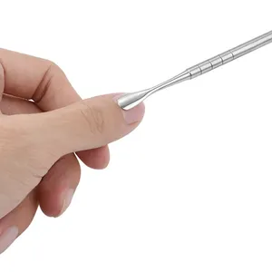 Nuevo Empujador y Removedor de Cutículas de Doble Punta con Cabeza Biselada, de Acero Inoxidable, Herramienta de Manicura para el Cuidado de las Uñas - Product Image 3