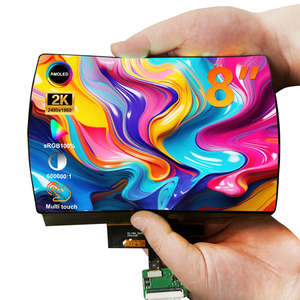 Wisecoco 8 inch linh hoạt AMOLED Màn hình cảm ứng OLED cong hiển thị 2K 2480*1860 600nits 100% DCI P3 cho Raspberry Pi dự án tự làm - Product Image 1
