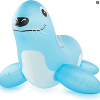 Vente chaude Flotteur Gonflable Animal Tapis Flottant Enfants Natation Lion De Mer Rider Piscine Jouet D'eau pour L'utilisation De La Piscine