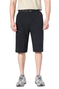 Pantaloncini Sportivi Estivi da Uomo ad Alta Elasticità in Vita, Tinta Unita, per Fitness, Escursionismo, Asciugatura Rapida, Corsa, Spiaggia, <span class=keywords><strong>Trekking</strong></span> e Allenamento - Product Image 2
