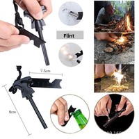 Kit d'outils de survie en plein air PTGE, trousse de premiers soins multifonctionnelle, équipement d'urgence SOS, équipement d'aventure, noir