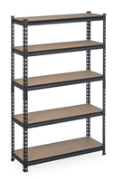 Support de stockage d'entrepôt à angle fendu à 5 niveaux classique de vente chaude