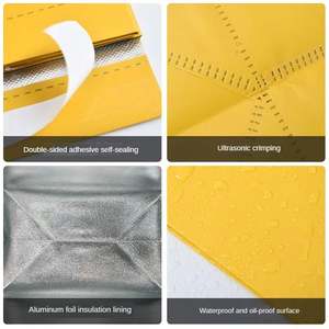 Sac isotherme réutilisable personnalisé pour aliments, sac isotherme non tissé pour le déjeuner, sac isotherme réutilisable promotionnel pour aliments - Product Image 2