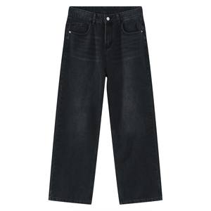 Jeans de Mezclilla de Alta Calidad, Estilo Vintage, Fabricante Personalizado, Algodón Grueso, Corte Holgado, Estilo Italiano, Pierna Ancha, Estilo Japonés, Corte Bootcut para Hombre - Product Image 5