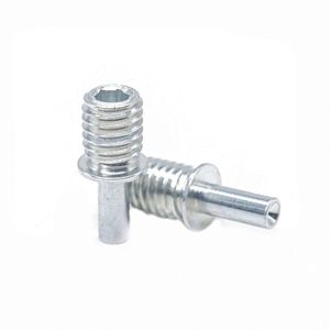 สลักเกลียวปลายเรียวแบบไม่มีหัวสำหรับงานกลึง CNC แบบกำหนดเองได้  พร้อมร่องสำหรับยึดตำแหน่งทรงหกเหลี่ยม - Product Image 4