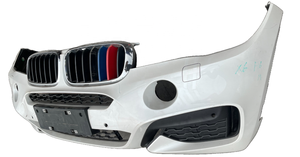 Griglia Anteriore Sportiva di Lusso X6 F16 MT con Barra Frontale a Maglia Media e Porta Targa per BMW - Product Image 3